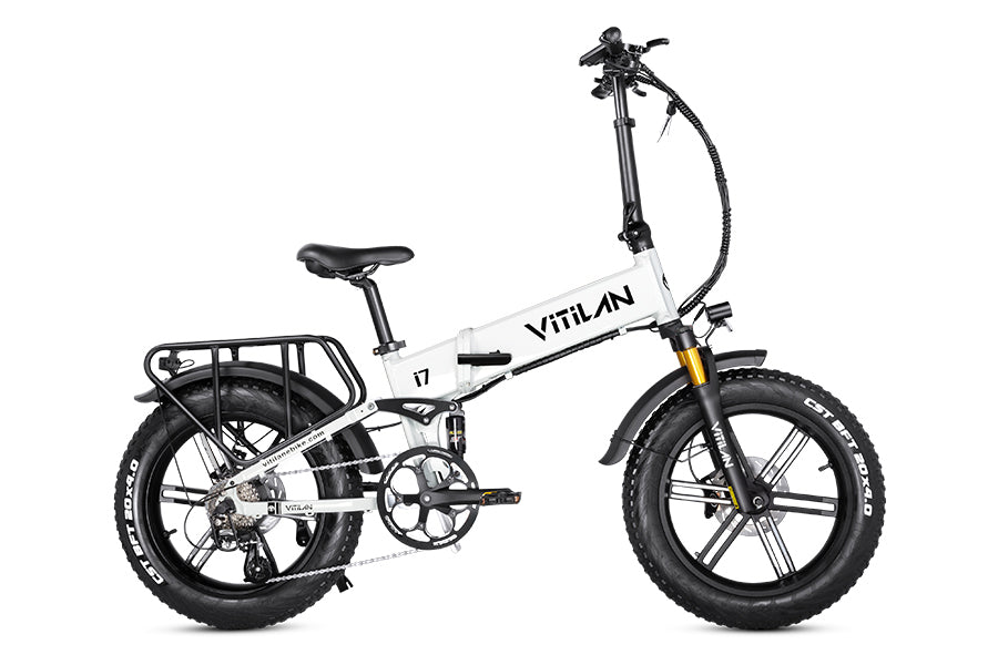 I7 Pro Folding Full Suspension Electric Bike