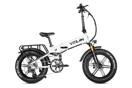 I7 Pro Folding Full Suspension Electric Bike