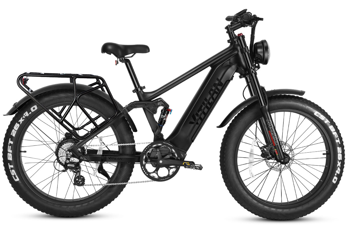 T7PRO Full Suspension Mountain E-bike