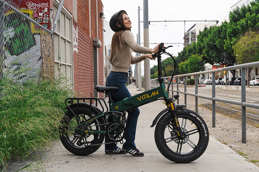 I7 Pro Folding Full Suspension Electric Bike