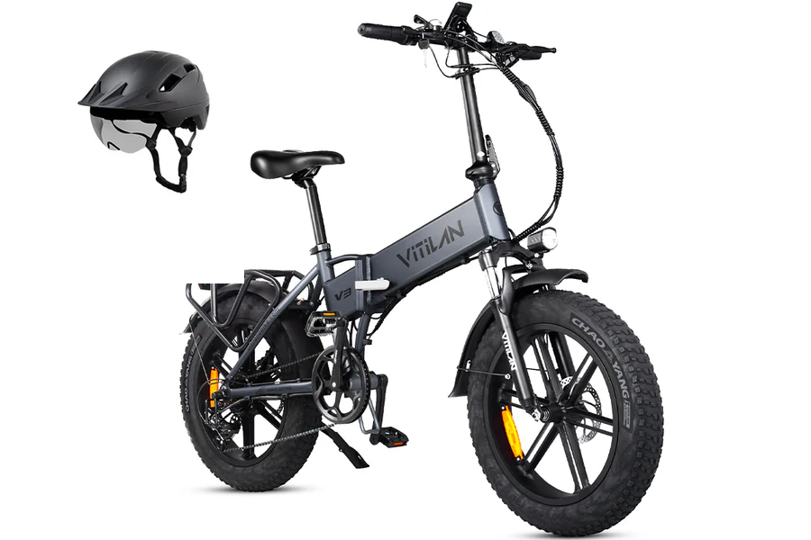 V3 2.0 Folding Fat Tires Adult All Terrain Electric Bike