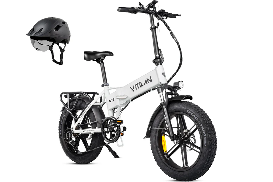 V3 2.0 Folding Fat Tires Adult All Terrain Electric Bike