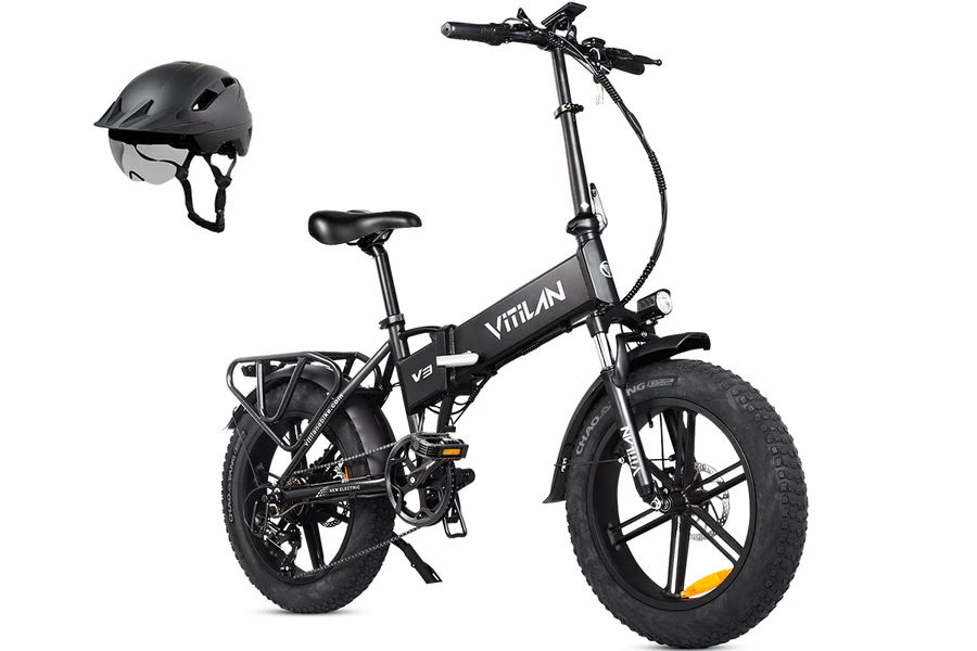 V3 2.0 Folding Fat Tires Adult All Terrain Electric Bike