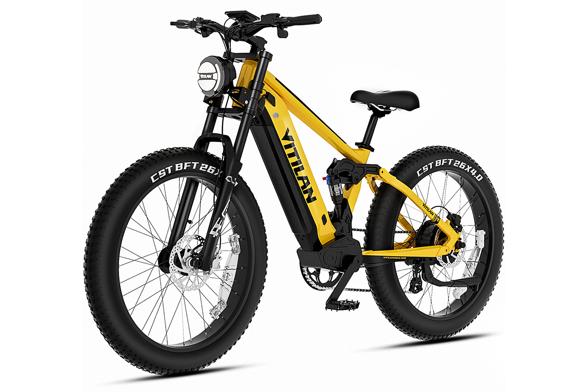 T7PRO Full Suspension Mountain E-bike