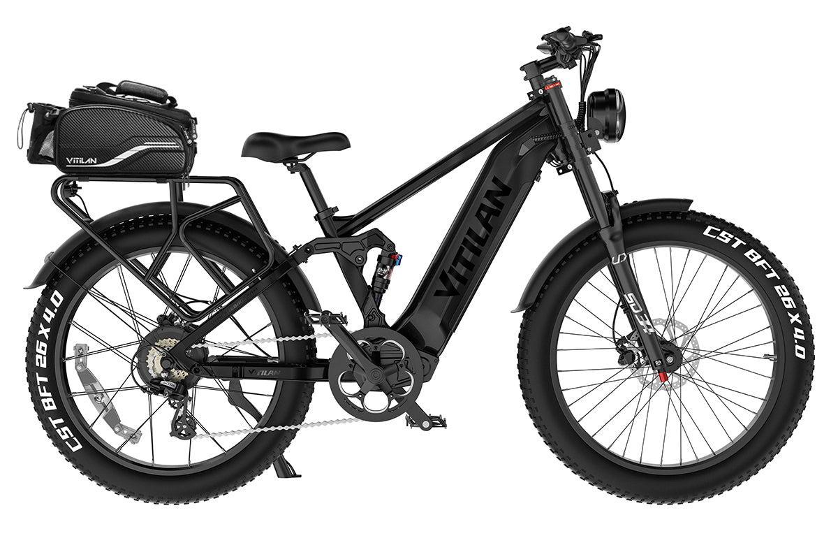T7PRO Full Suspension Mountain E-bike