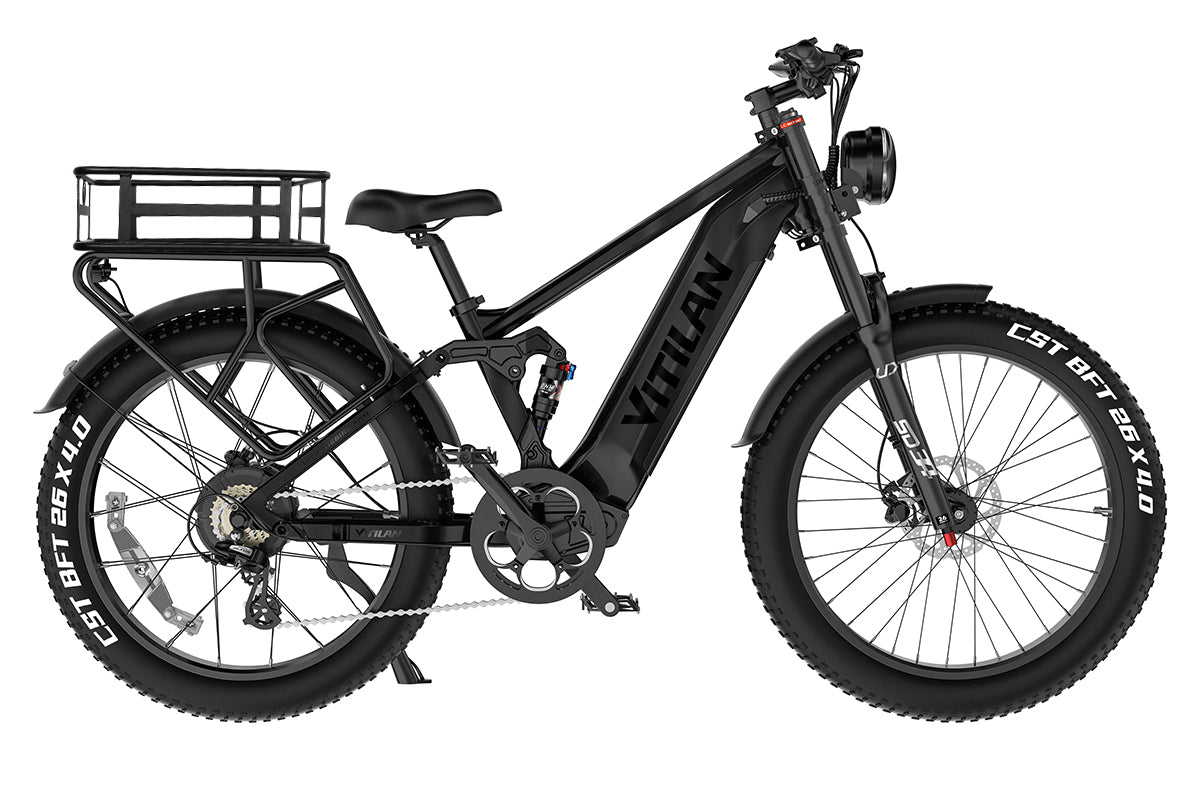 T7PRO Full Suspension Mountain E-bike