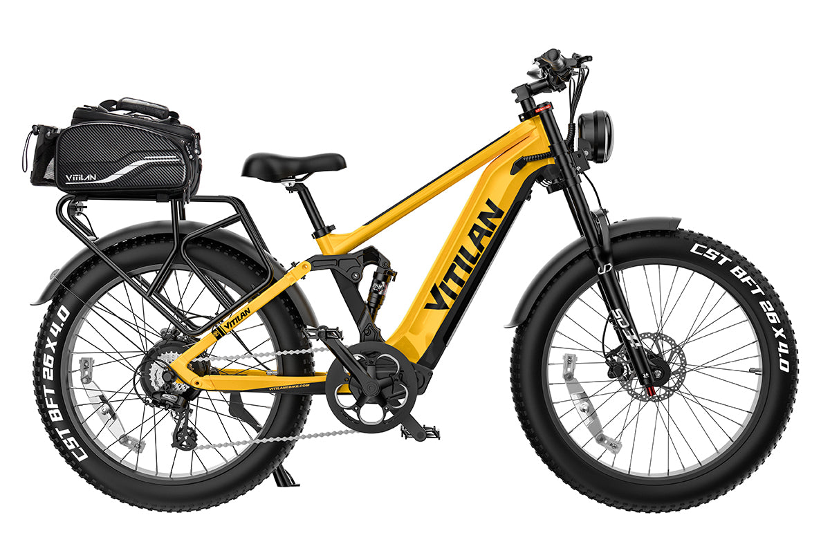 T7PRO Full Suspension Mountain E-bike