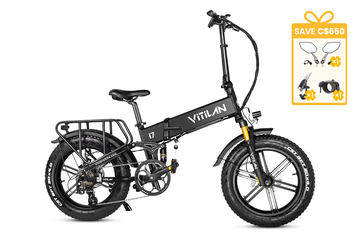 I7 Pro Folding Full Suspension Electric Bike