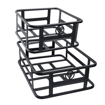 VITILAN Large Basket Front and Rear Hanging Bike Basket Bicycle Bag Cargo Rack for U7